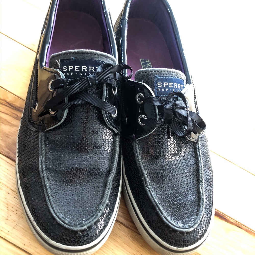 Sperry Sequin Boat Shoes